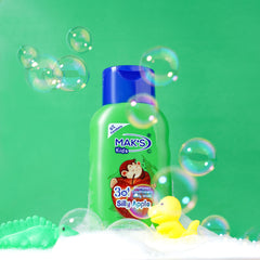 Mak’s Kids Silly Apple 3-in-1 Shampoo + Conditioner + Body Wash 300ml