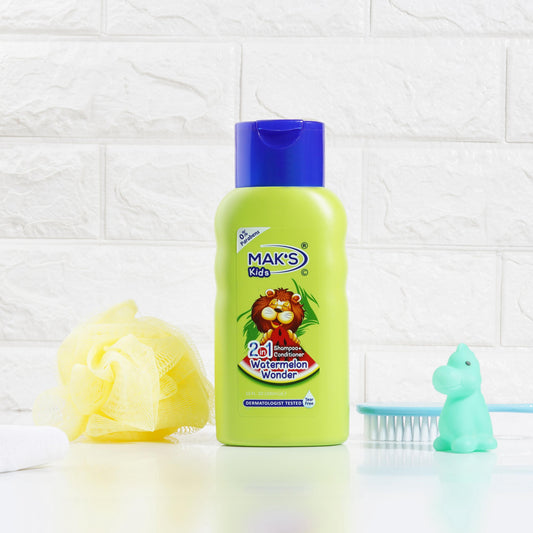 Mak’s Kids Watermelon Wonder 2-in-1 Shampoo + Conditioner 300ml