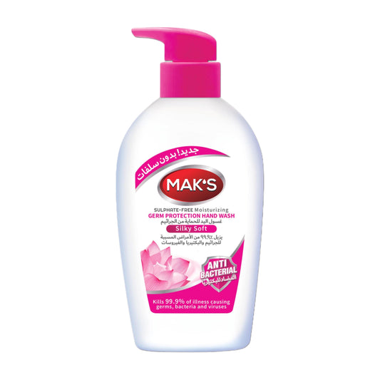 MAK’s Sulphate Free Anti Bacterial Handwash - Silky Soft 200ml