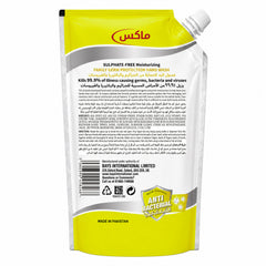 MAK’s Sulphate Free Anti Bacterial Handwash - Lemon Fresh (Pouch) 600ml