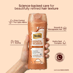 Swabe Keratin infusion Smoothing Shampoo 12.6 Fl.Oz / 373 ml