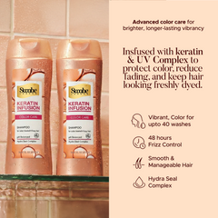 Swabe Keratin infusion Color Care Shampoo Bundle 12.61 Fl Oz / 373 ml x 2