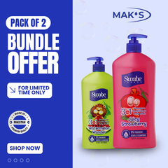 Swabe Kids by Mak’s Strawberry & Watermelon 3-in-1 Bundle 550ml ×2
