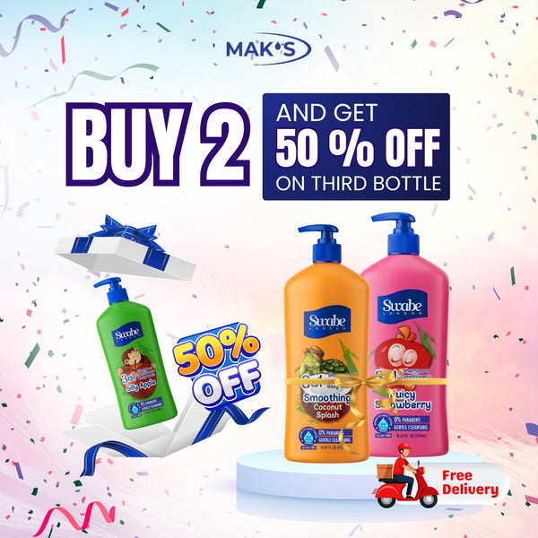 Swabe Coconut & Strawberry 3-in-1 Buy 2 (GET 1 Silly Apple 50% OFF)