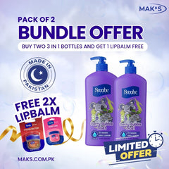 Swabe Kids by Mak’s Berry 3-in-1 Bundle 550ml ×2 + FREE Lip Balms ×2