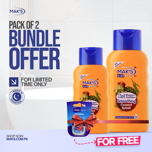 Mak’s Coconut 2-in-1 Bundle ×2 + Free Lip Balm (Original)