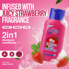 MAK’S Kids Bubble Gum & Strawberry 2-in-1 Bundle (300ml x 2)