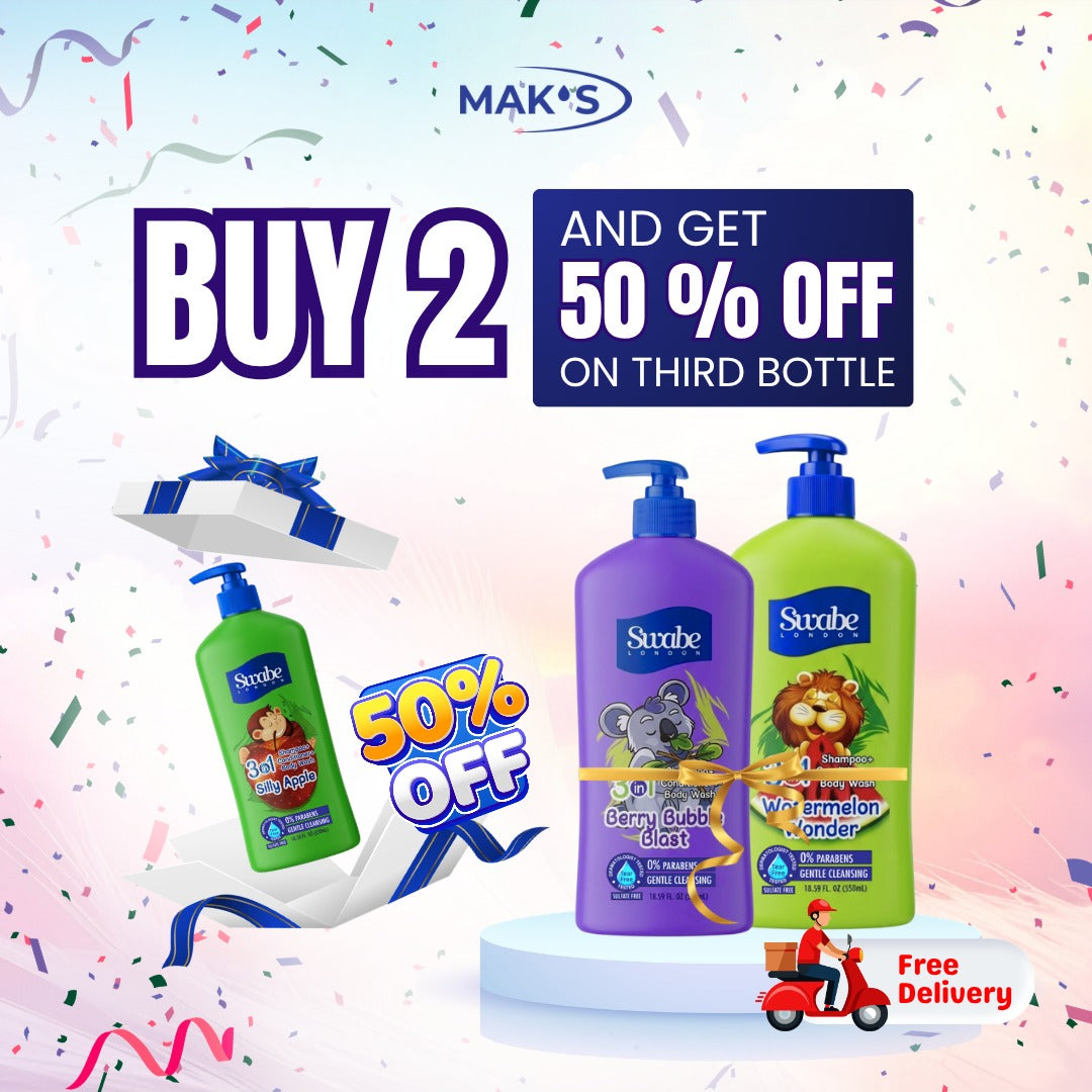 Swabe Berry Blast & Watermelon 3-in-1 Buy 2 (GET 1 Silly Apple 50% OFF)