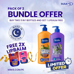 Swabe Kids by Mak’s Berry & Coconut 3-in-1 Bundle 550ml ×2 + FREE Lip Balms ×2