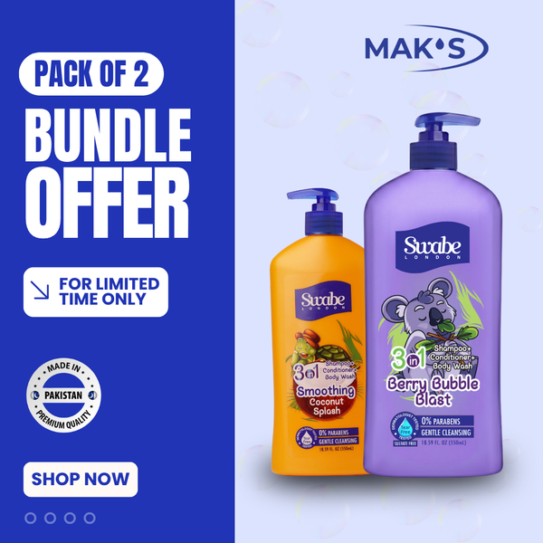 Swabe by Mak’s Berry Blast 3-in-1 & Coconut 3-in-1 550ml ×2