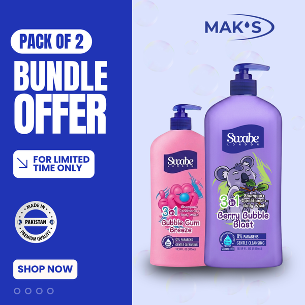 Swabe by Mak’s Berry Blast & Bubble Gum 3-in-1 550ml ×2