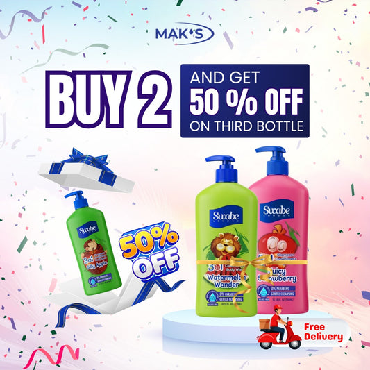 Swabe Watermelon & Strawberry 3-in-1 Buy 2 (GET 1 Silly Apple 50% OFF)