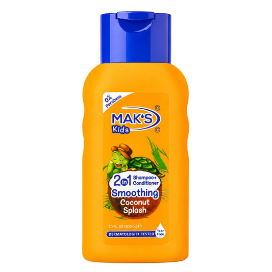 Mak’s Kids Smoothing Coconut Splash 2-in-1 Shampoo + Conditioner 300ml