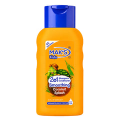Mak’s Kids Smoothing Coconut Splash 2-in-1 Shampoo + Conditioner 300ml