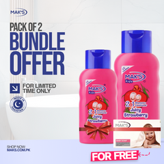 Mak’s Strawberry 2-in-1 Bundle ×2 + Free White Baby Soap