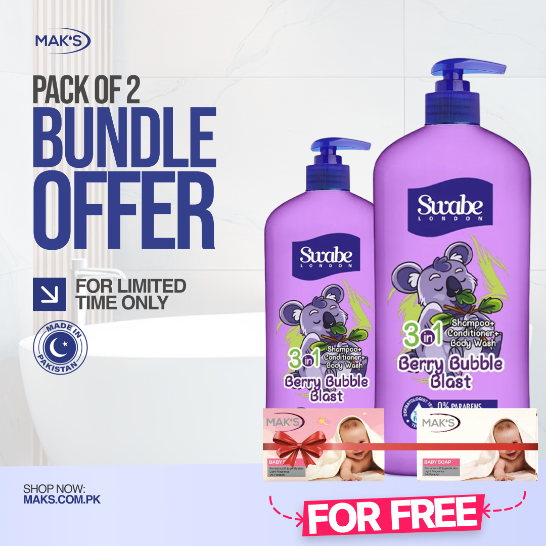 Swabe Berry Blast 3-in-1 Bundle ×2 + FREE Baby Soap