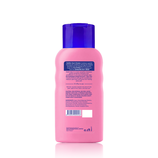 Mak’s Kids Bubble Gum Breeze 2-in-1 Shampoo + Conditioner 300ml