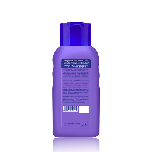 Mak’s Kids Berry Bubble Blast 2-in-1 Shampoo + Conditioner 300ml