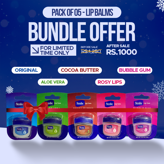 Pack of 5 – Swabe Lip Balm Bundle