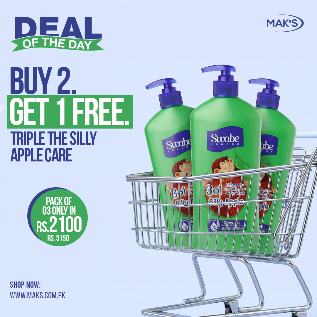 Swabe Apple 3-in-1 Buy 2 get 1 free (Deal of the day)