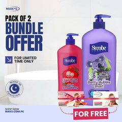 Swabe by Mak’s Strawberry & Berry 550ml ×2 (Free Baby Soap ×2)