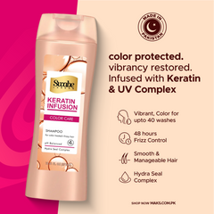 Swabe Keratin Infusion Color Care Shampoo 12.6 Fl.Oz / 373 ml