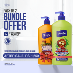 Swabe Kids by Mak’s Coconut & Watermelon 3-in-1 Bundle 550ml ×2