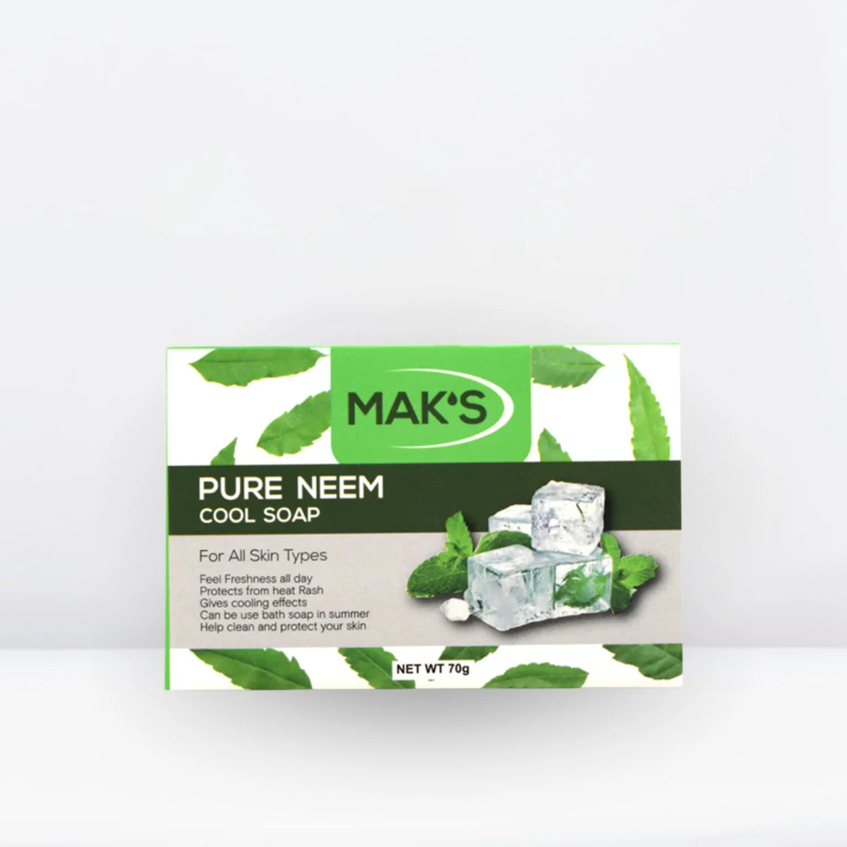 Mak’s Transparent Pure Neem Cool Soap 70g