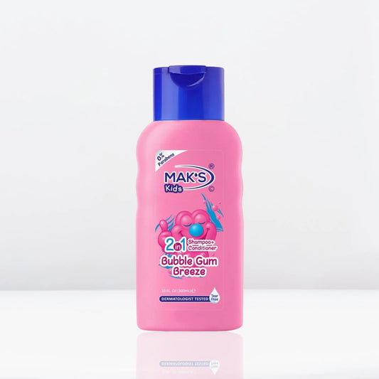 Mak’s Kids Bubble Gum Breeze 2-in-1 Shampoo + Conditioner 300ml