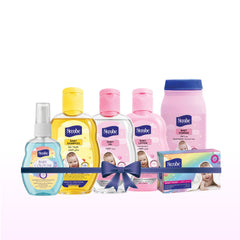 Swabe London By MAKS Complete Baby Care Gift Bundle – With Blue Cologne (6 Pieces)